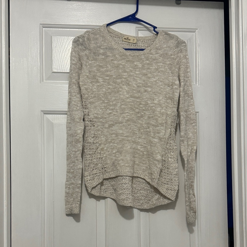 Hollister Tan Knit Sweater